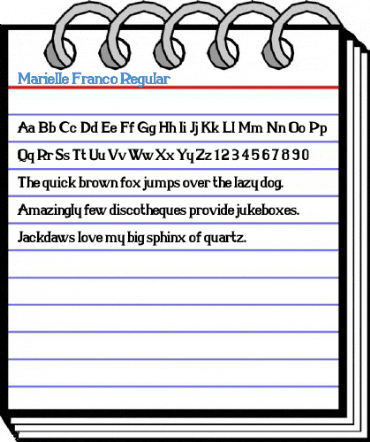 Marielle Franco Regular Font