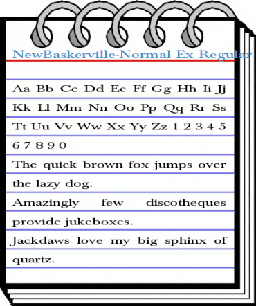 NewBaskerville-Normal Ex Regular Font
