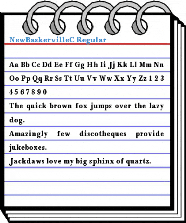 NewBaskervilleC Regular Font