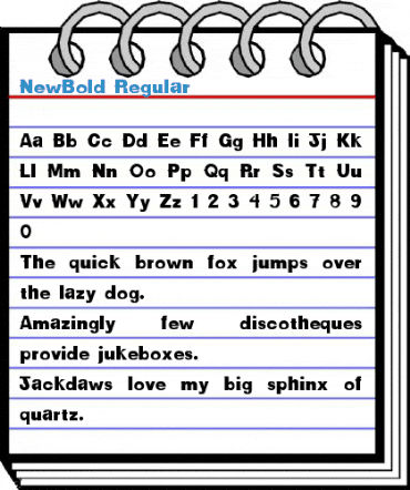 NewBold Regular Font