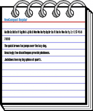 NewCompact Regular Font