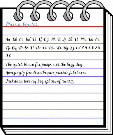 Maxeva Regular Font