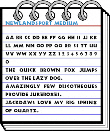 NewLandSport Medium Font