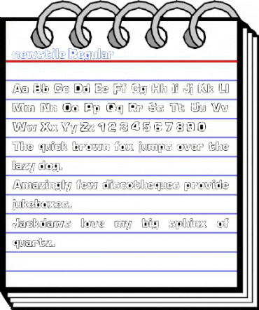 newstile Regular Font