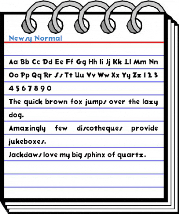 Newsy Normal Font