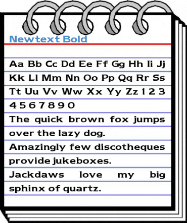 Newtext Bold Font