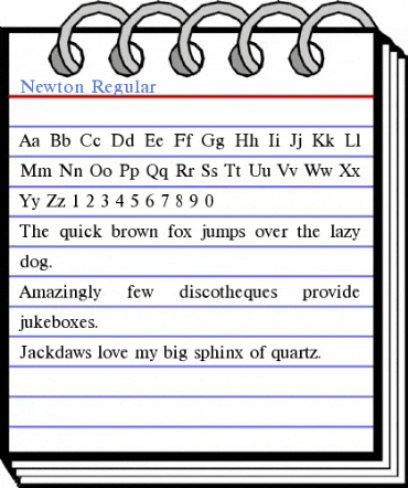 Newton Font