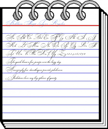Bickham Script Two Regular Font