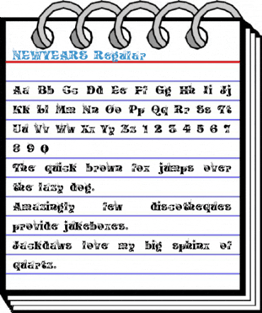 NEWYEARS Regular Font