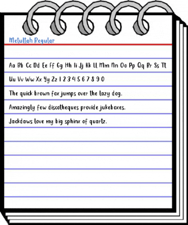 Metultah Regular Font