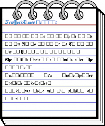 NewYorkTimes Regular Font