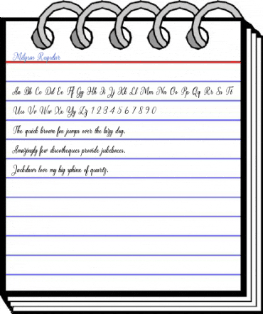 Milgun Regular Font