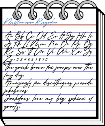 Millanova Regular Font
