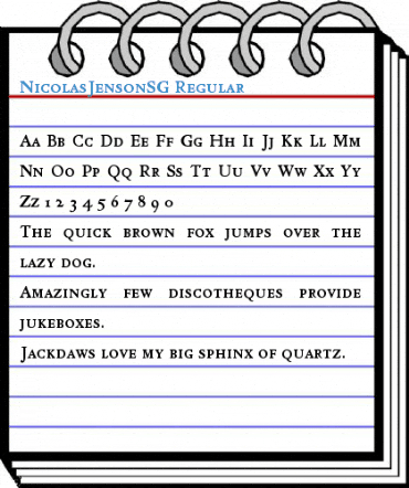 NicolasJensonSG Font