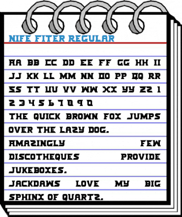 Nife Fiter Regular Font