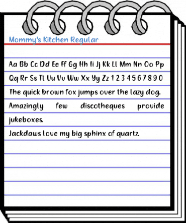 Mommy's Kitchen Regular Font