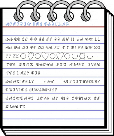 Monorow One Regular Font