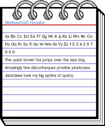 NimbusSteD Regular Font