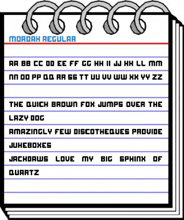 Mordak Regular Font