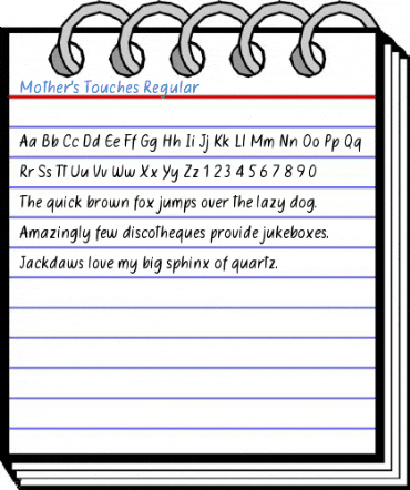 Mother's Touches Regular Font