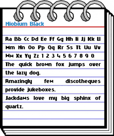 Niobium Font