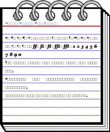NofretExpert BoldItalic Font