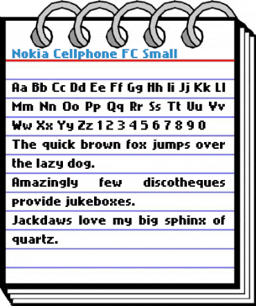 Nokia Cellphone FC Font