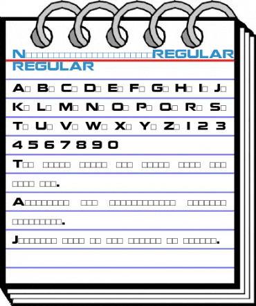 NokianvirallinenkirjasinREGULAR REGULAR Font