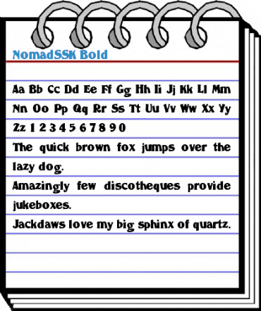 NomadSSK Font