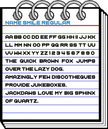 Name Smile Regular Font