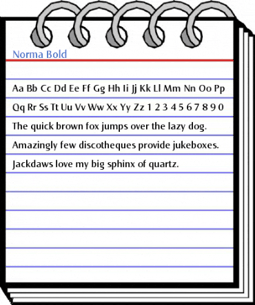Norma Bold Font