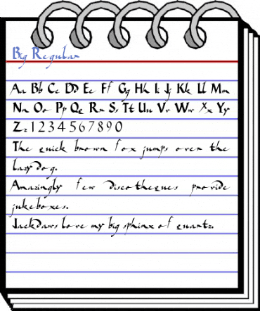 Big Regular Font