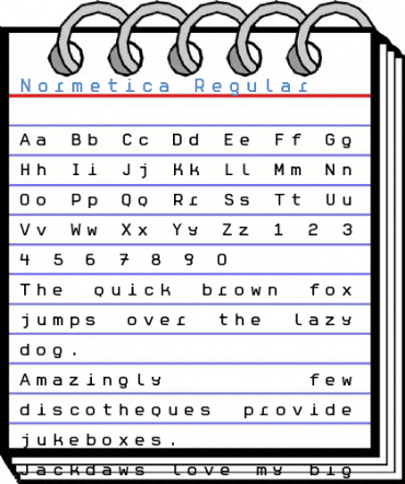 Normetica Regular Font