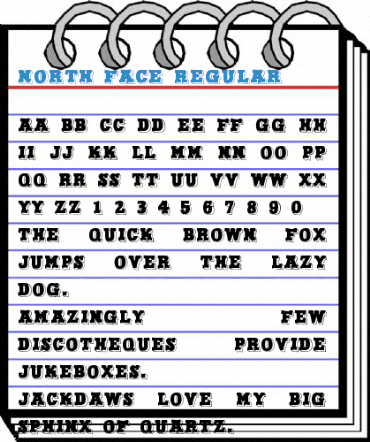 North Face Regular Font