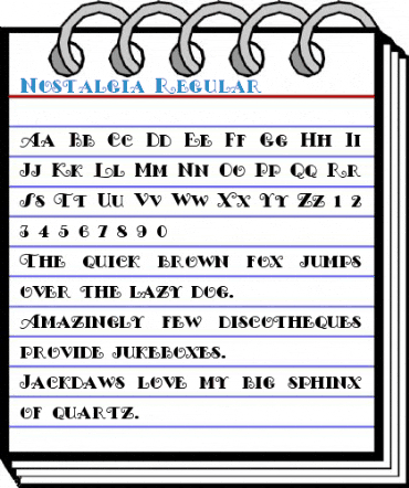 Nostalgia Regular Font