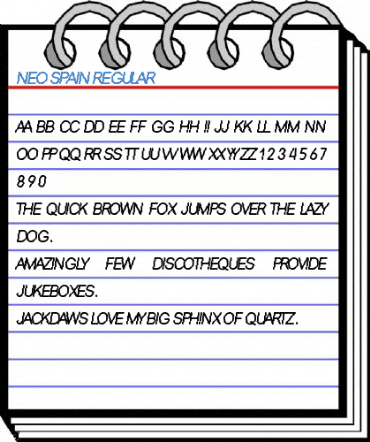 Neo Spain Regular Font
