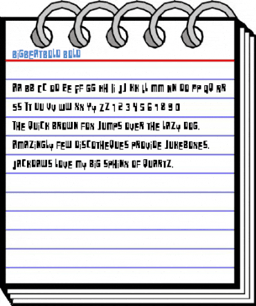 BigBeatBold Bold Font