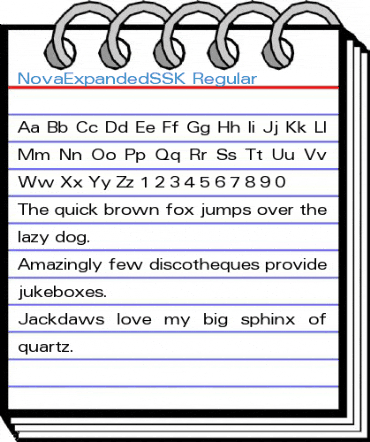 NovaExpandedSSK Font