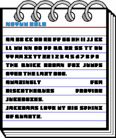 Novum Bold Font
