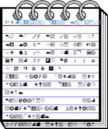 NowTheWeather Regular Font