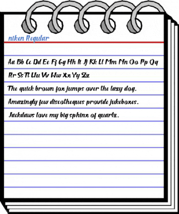niken Regular Font