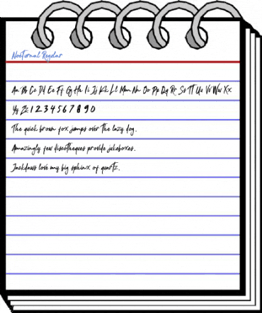 Nocturnal Regular Font