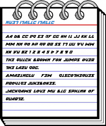 Nyet Italic Italic Font