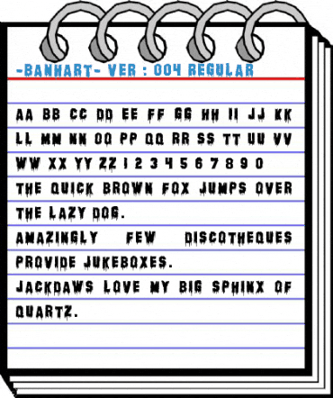 -banhart- ver : 004 Regular Font