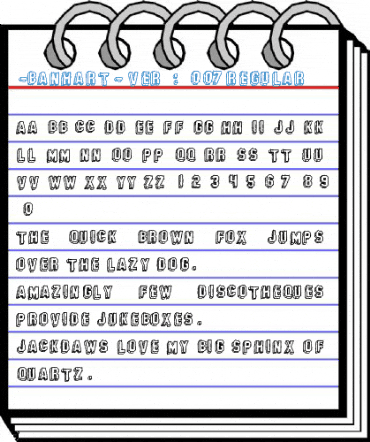 -banhart- ver : 007 Regular Font