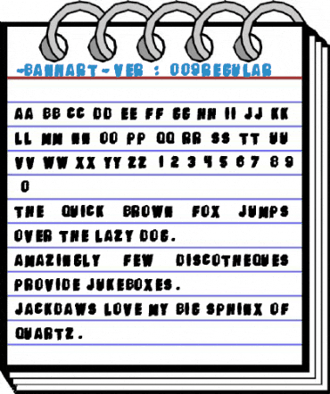 -banhart- ver : 009 Regular Font