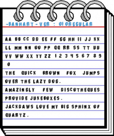 -banhart- ver : 010 Regular Font