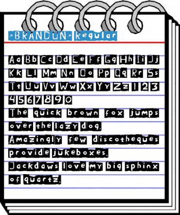 -BRANDON- Regular Font