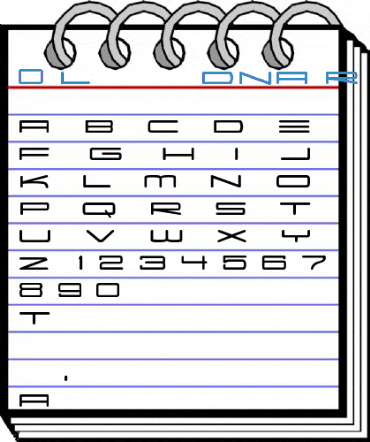 0 Lowered DNA Regular Font