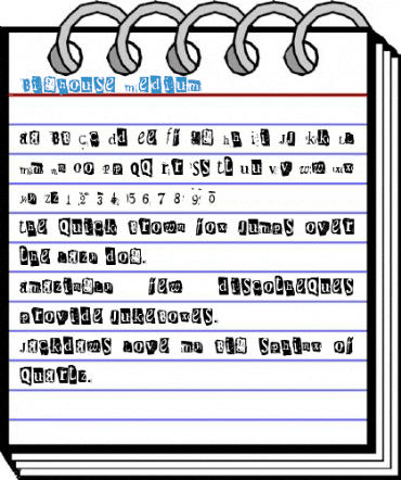 Bighouse Medium Font